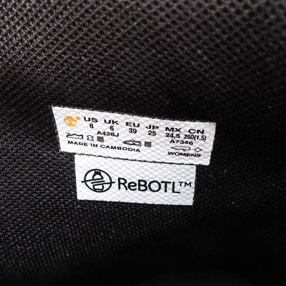 NEW Timberland Sky 6-Inch Lace Up Platform Boot TB-0A428J-001 Black - Picture 2 of 12